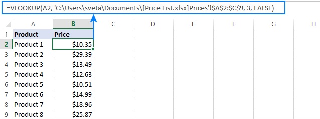 جستجو در vlookup